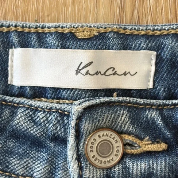 KANCAN - Trixie High Rise Distressed Skinny Jeans - SZ 5 / 26 - Picture 10 of 11
